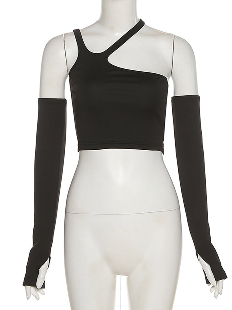 Autumn-Fashion-Casual-Slim-Solid-Removable-Sleeves-Halter-T-Shirt-For-Women-New-Streetwear-Wild-Basic-4