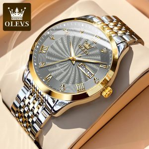 Top Brand OLEVS Luxury Watch Men Automatic Mechanical Business Male Watch Luminous Stainless Steel Waterproof montre homme 6630